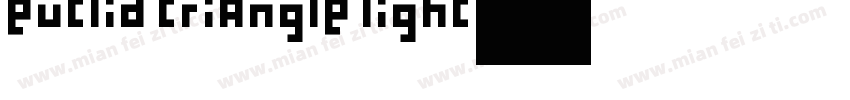 Euclid Triangle Light字体转换